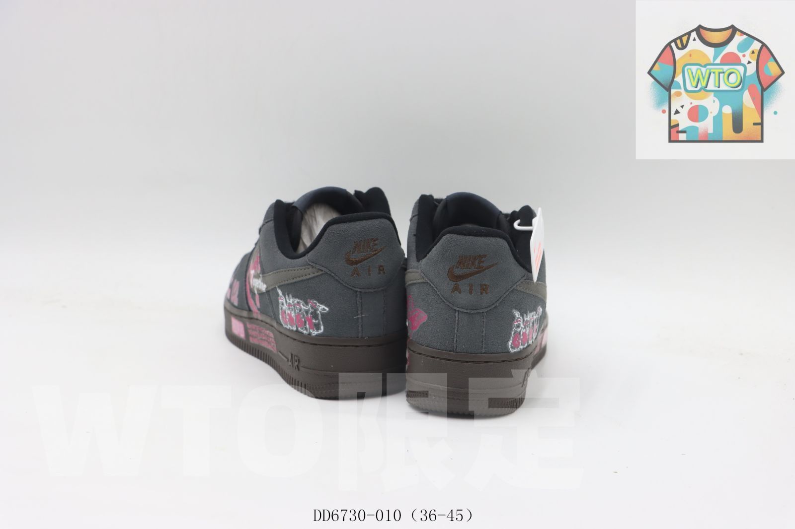  今日 ナイキ Nike スケートシューズ DD 6730-010 グレー - ピンク-WTO輸入 スニーカー 靴