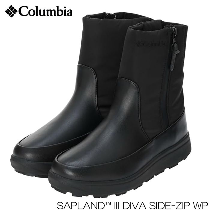 コロンビア サップランド Columbia SAPLAND III DIVA SIDE-ZIP WP OHI レディース ウィンターシューズ スノーブーツ