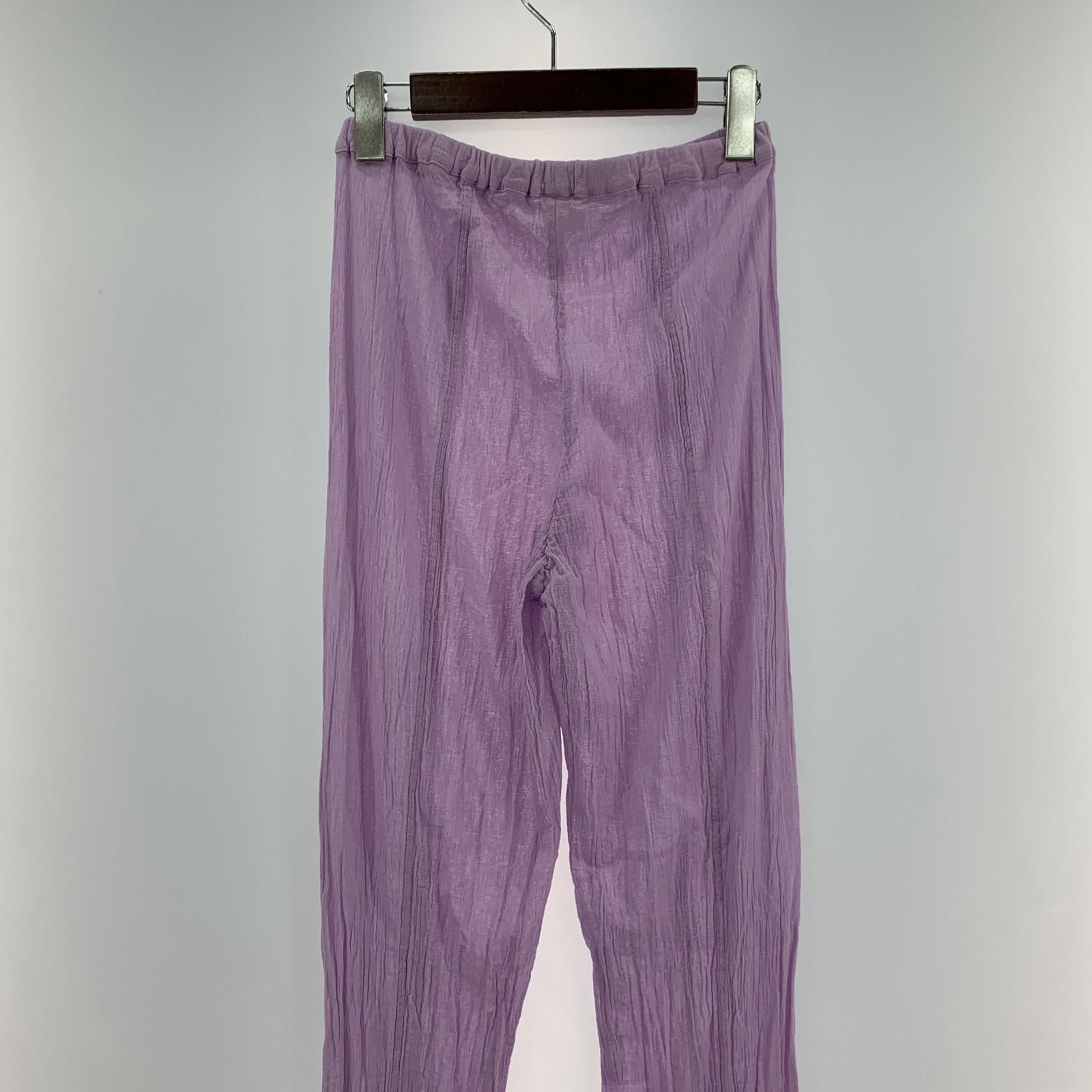 ISSEY MIYAKE イッセイミヤケ IM41FF522パンツ size2 パープル