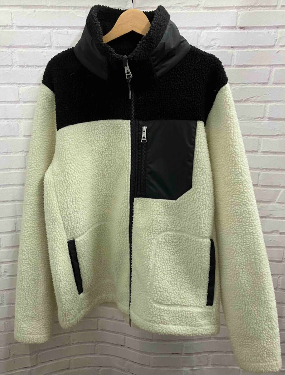 CAPE HEIGHTS ケープハイツ フリース Lサイズ ホワイト × ブラック