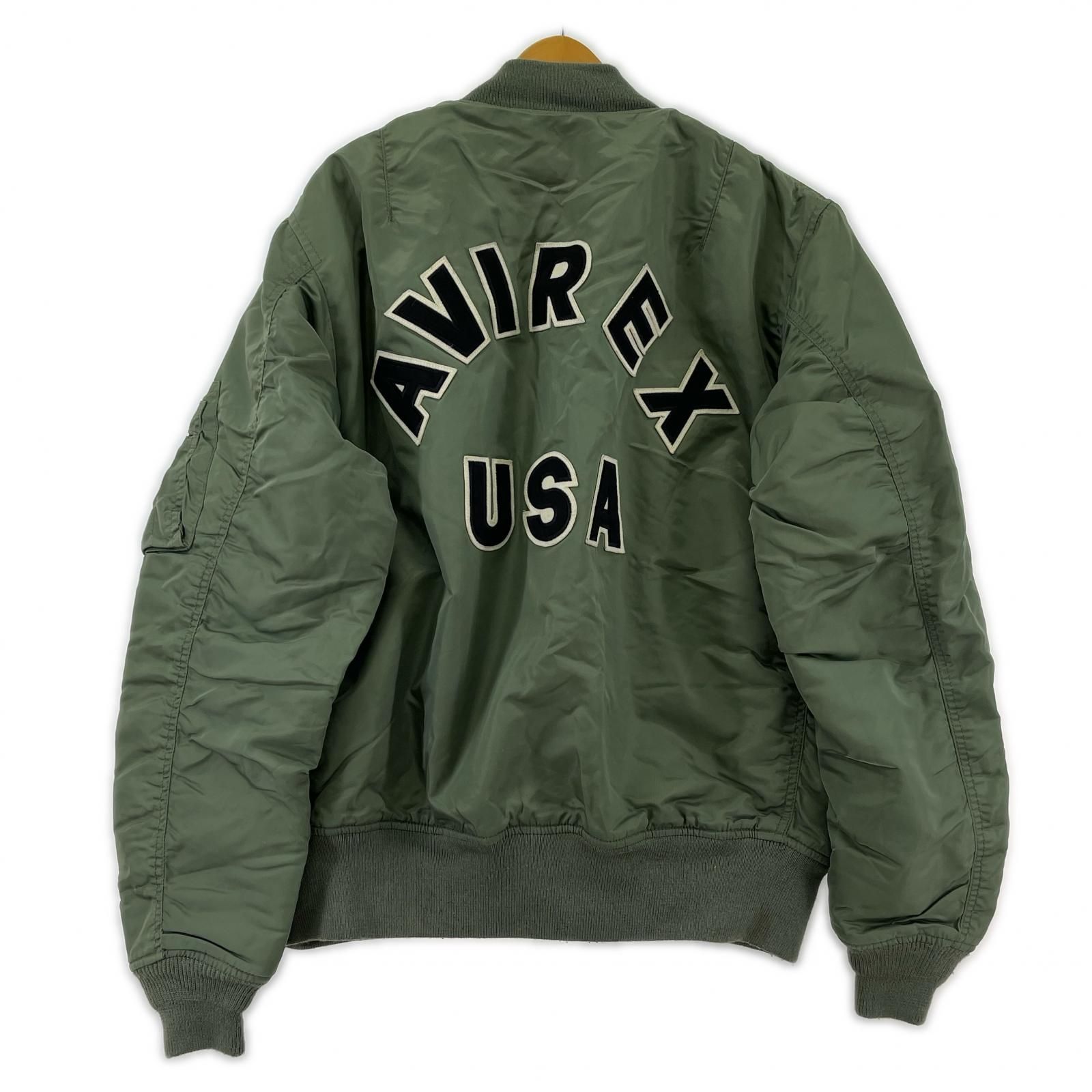 ALPHA アルファ 6162164 MA-1 フライトジャケット sizeDOUBLE EXTRA LARGE カーキ