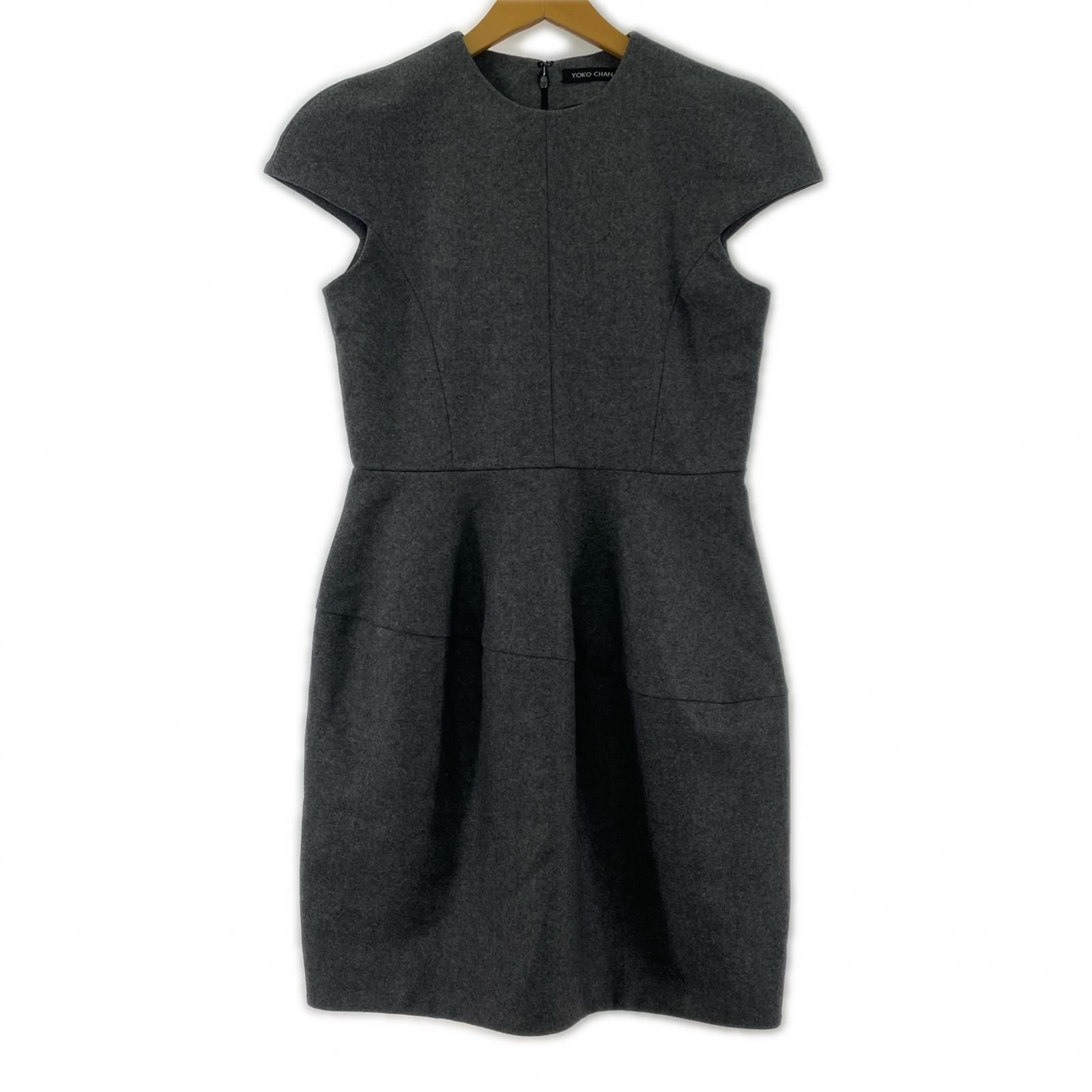 YOKO CHAN ヨーコチャン ウールワンピース size38/グレー - メルカリ