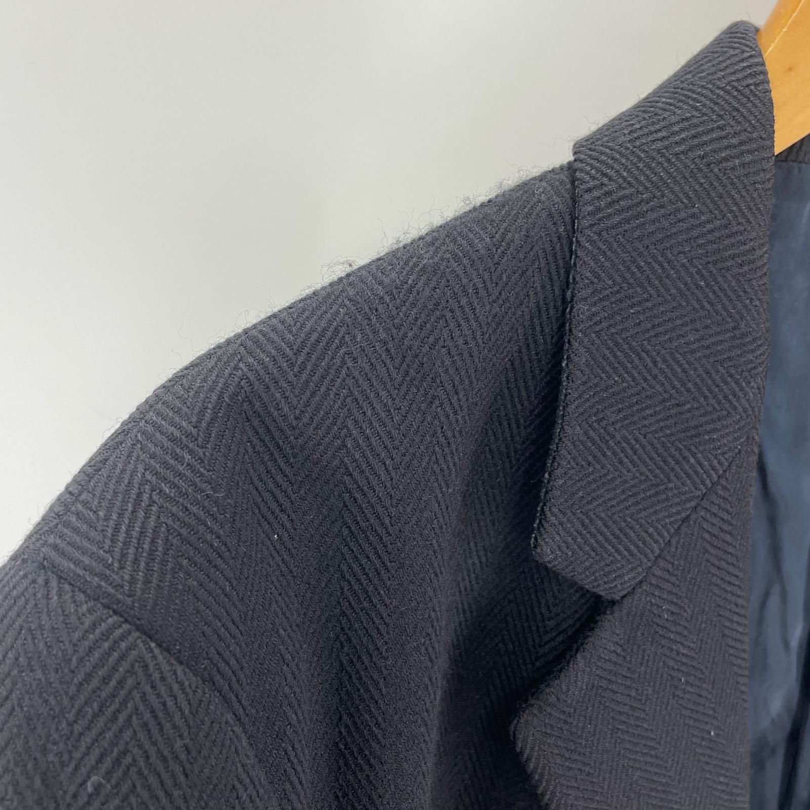 ARMANI アルマーニ チェスターコート size50R ブラック