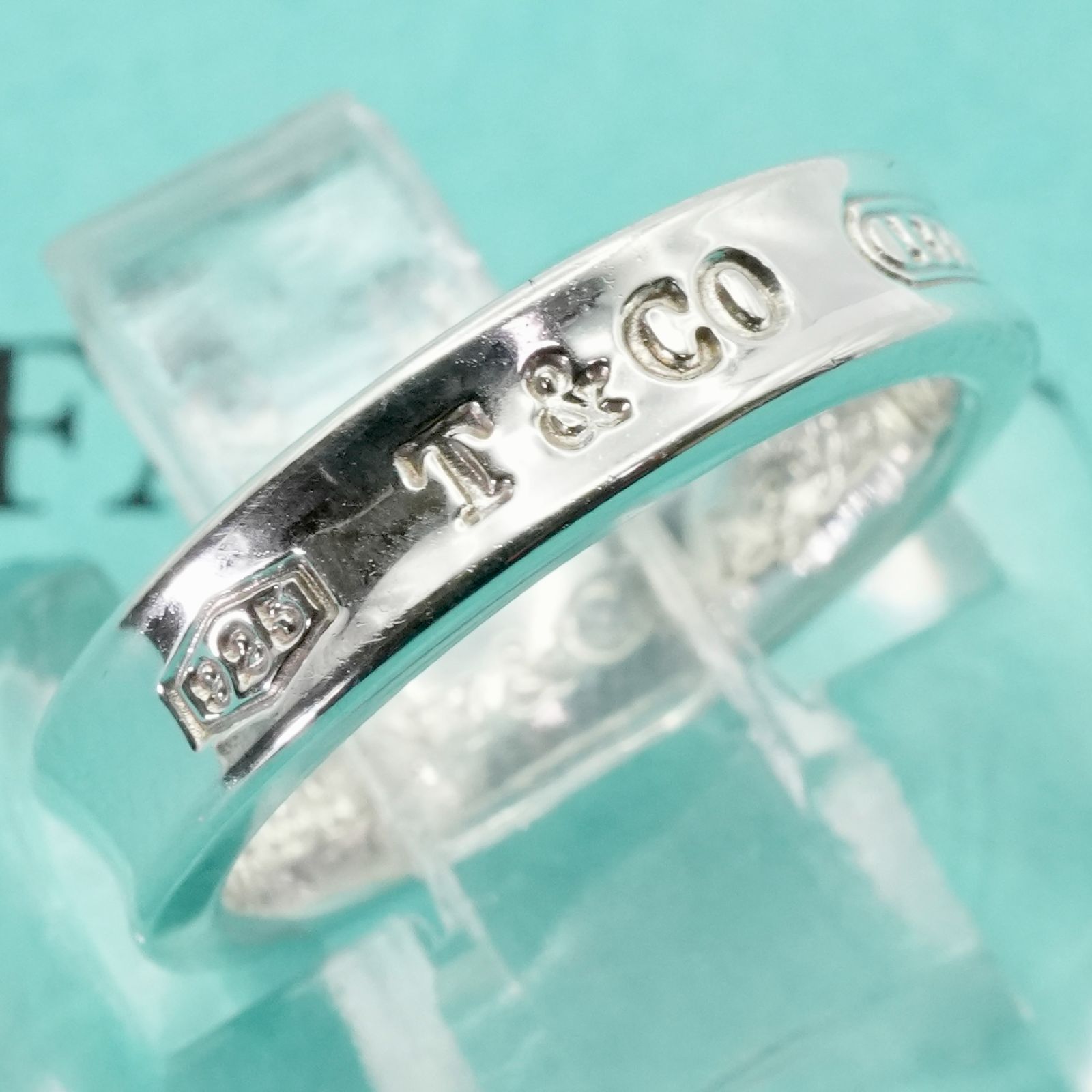 極美品6.5号 ティファニー 1837 ナロー スリム リング/25-1926S 【楽天