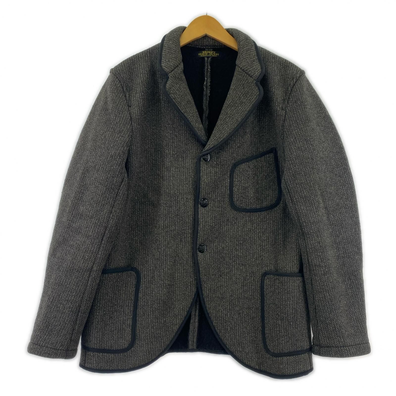 BROWN S BEACH JACKET 7424ジャケット size 40 グレー系