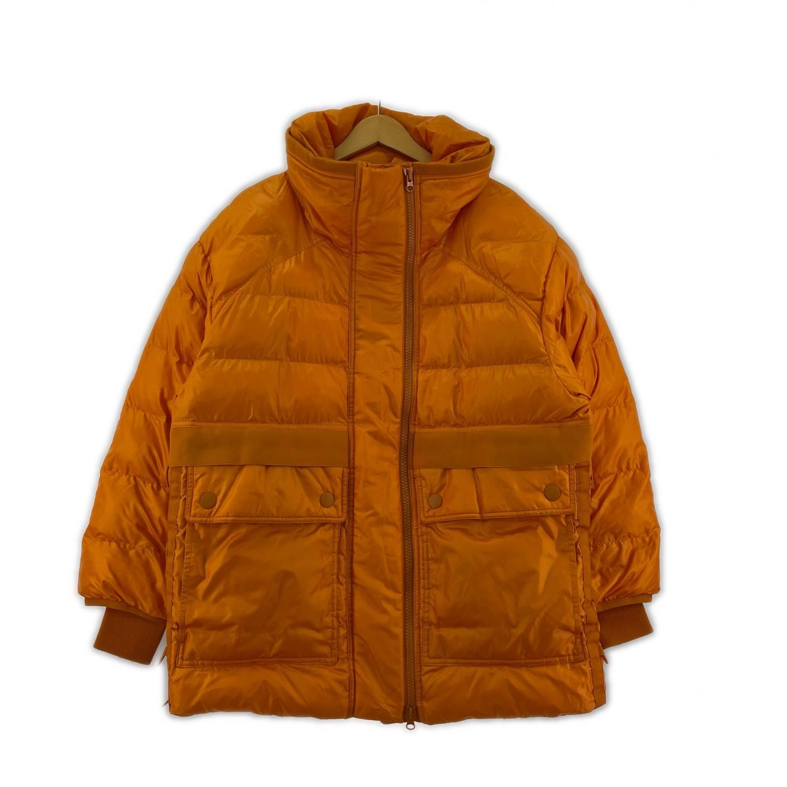 adidas アディダス Stella McCartney 中綿ジャケット size2XOT オレンジ