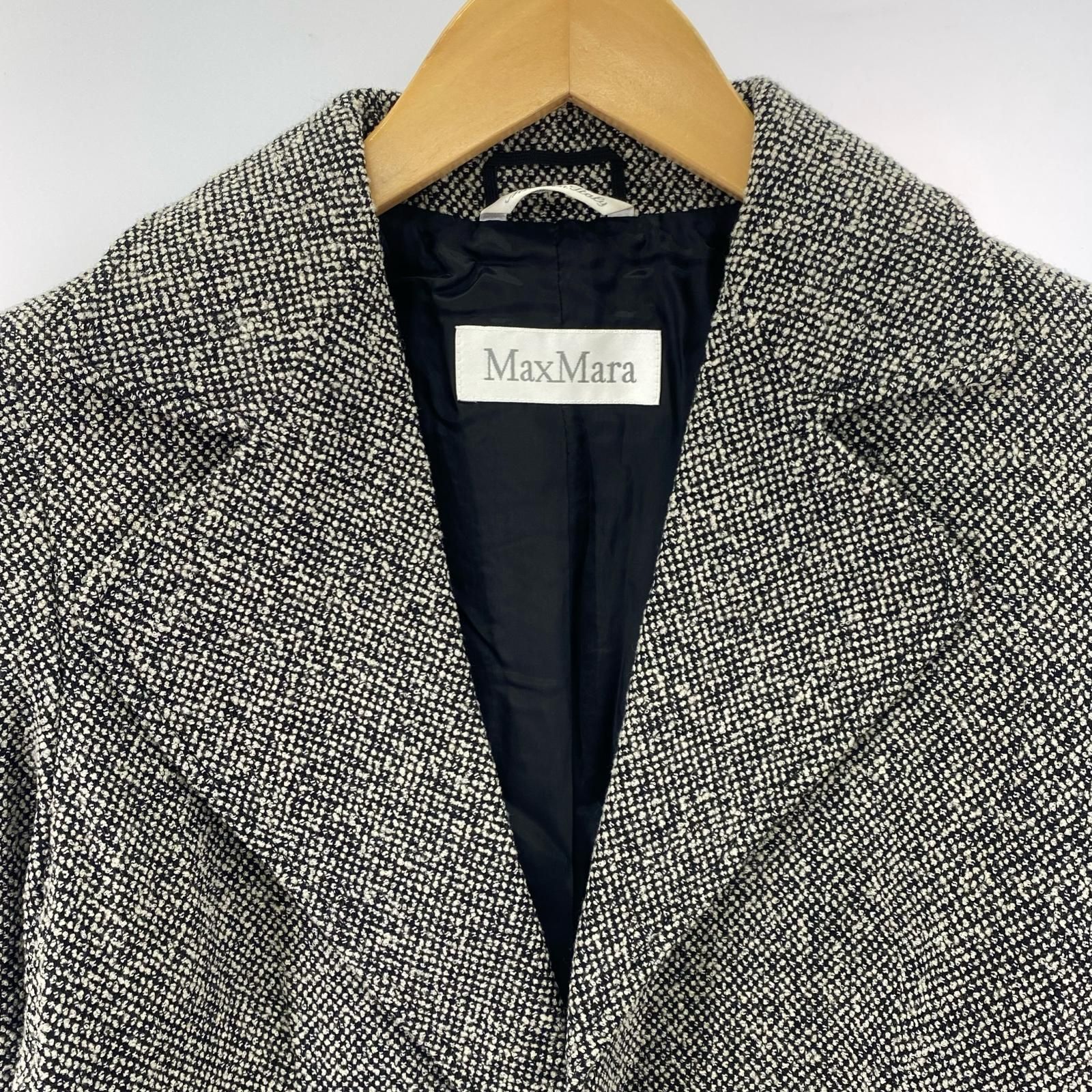 Max Mara マックスマーラ ジャケットセットアップ スカート size上下42 グレー系