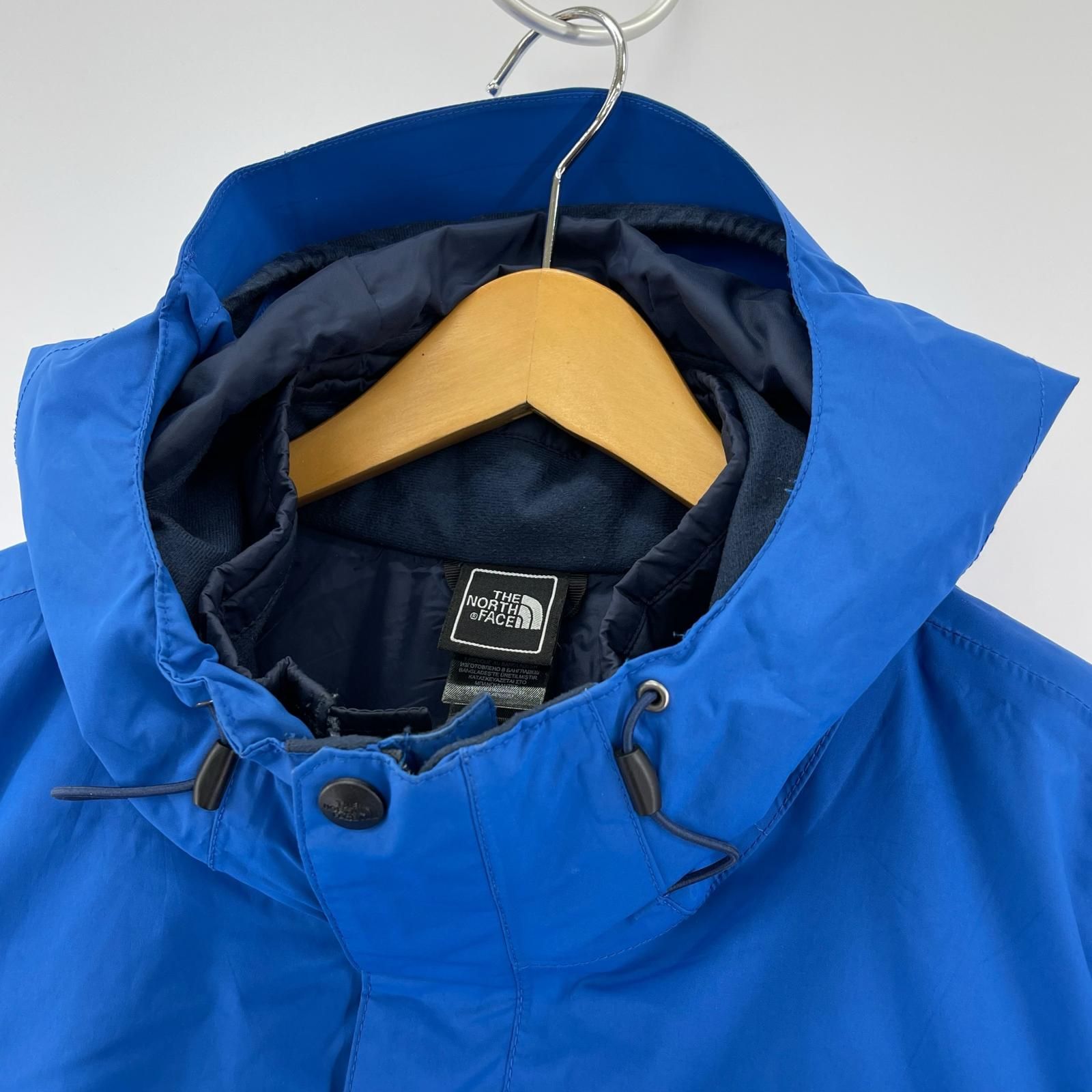 THE NORTH FACE ザ ノースフェイス フーデッドジャケット sizeM ブルー×ネイビー