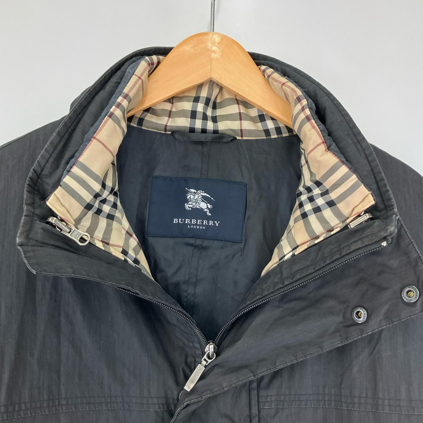 BURBERRY バーバリー ライナー付きコート sizeM ブラック