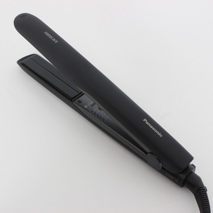 美品】パナソニック ナノケア EH-HS0J-K ブラック ストレートアイロン