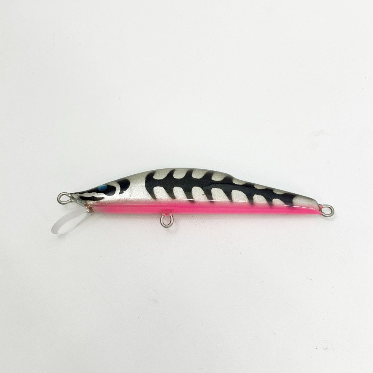 〇〇鱒moku マスモク 骨骨FISH 銀黒PB 70 S ルアー ミノー