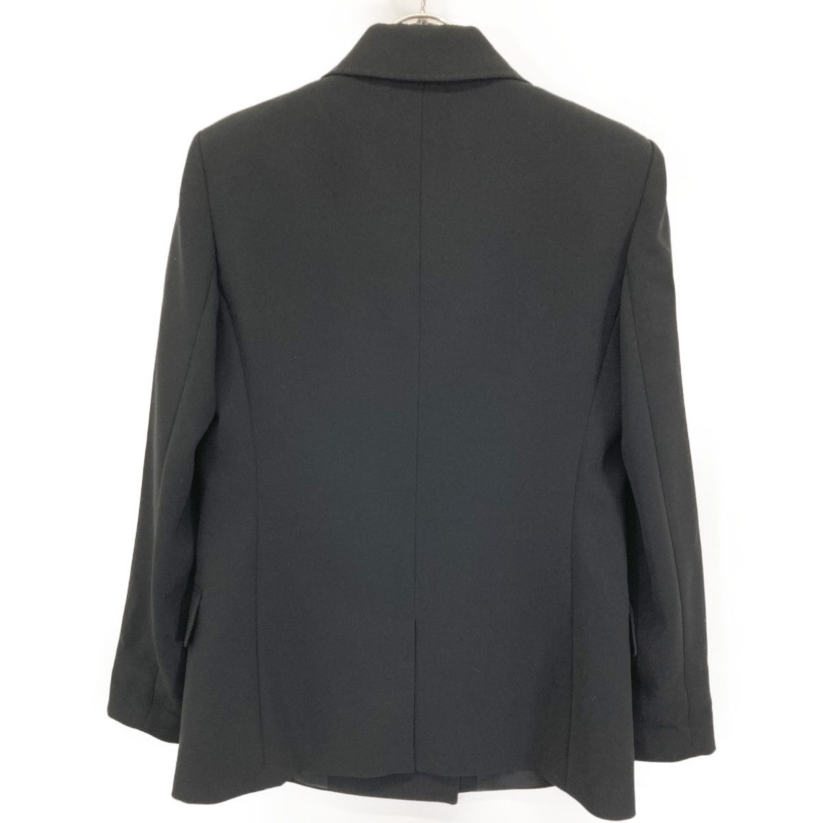 MAXMARA STUDIO マックスマーラスタジオ ﾌﾞﾗｯｸ ﾀﾞﾌﾞﾙﾃｰﾗｰﾄﾞｼﾞｬｹｯﾄ 40