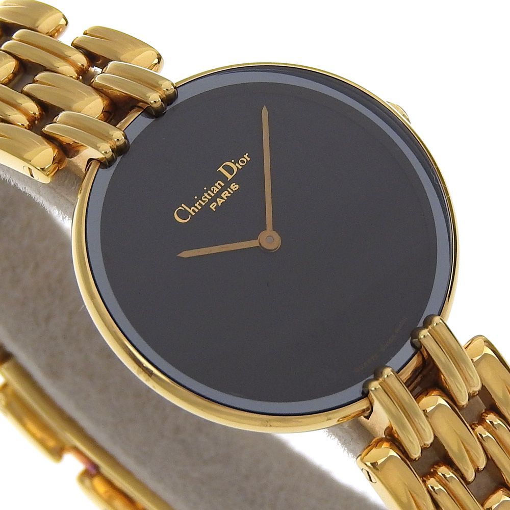  Dior クリスチャンディオール バキラ 46 154 2 ステンレススチール クオーツ アナログ表示 レディース ブラック文字盤 腕時計 その他 時計