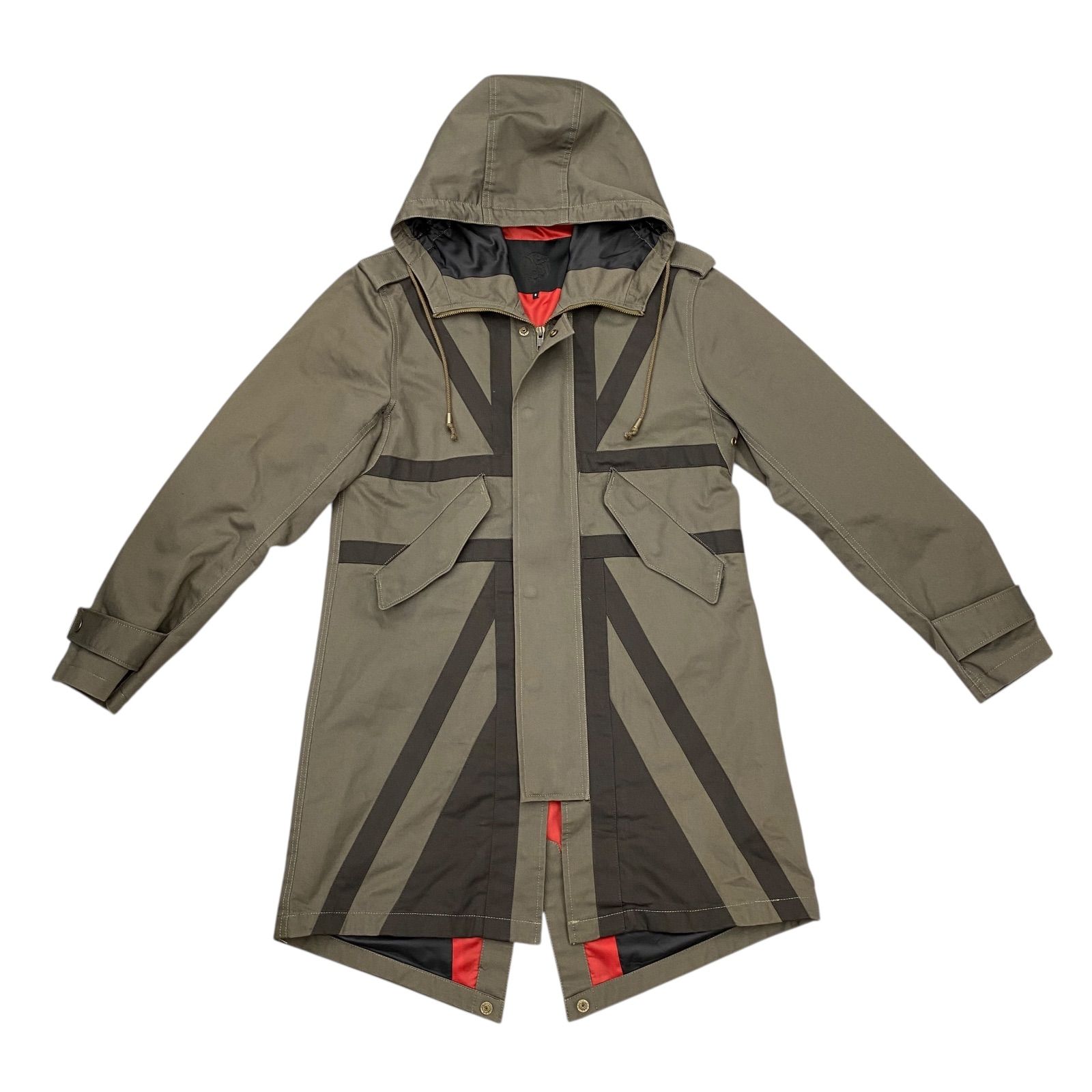 EM1174 pretty green プリティグリーン ユニオン モッズコート カーキ サイズ2