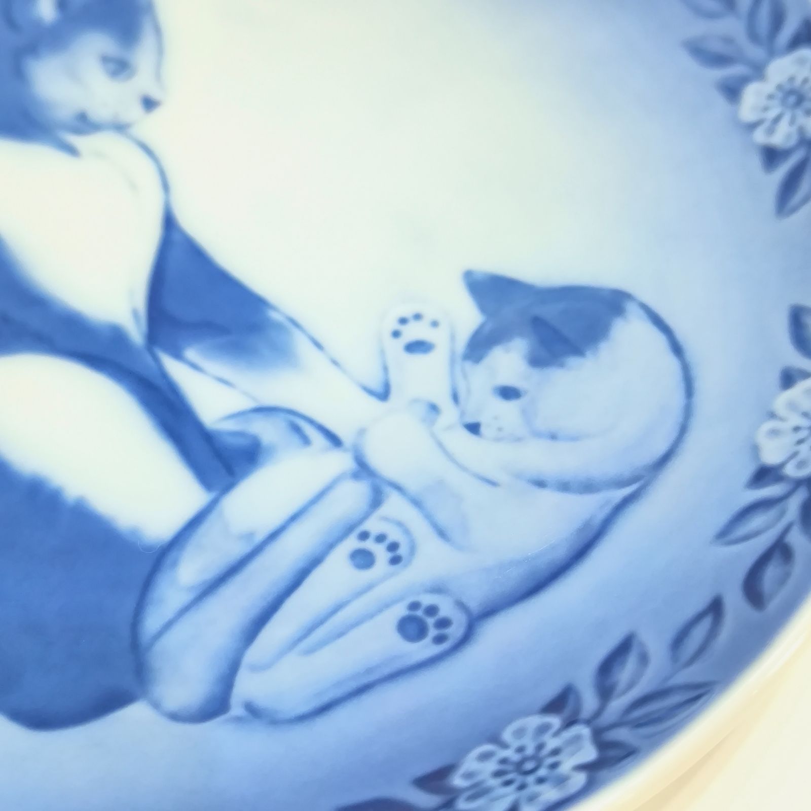 希少 ロイヤルコペンハーゲン イヤープレート 猫 ネコ マザーズデイ