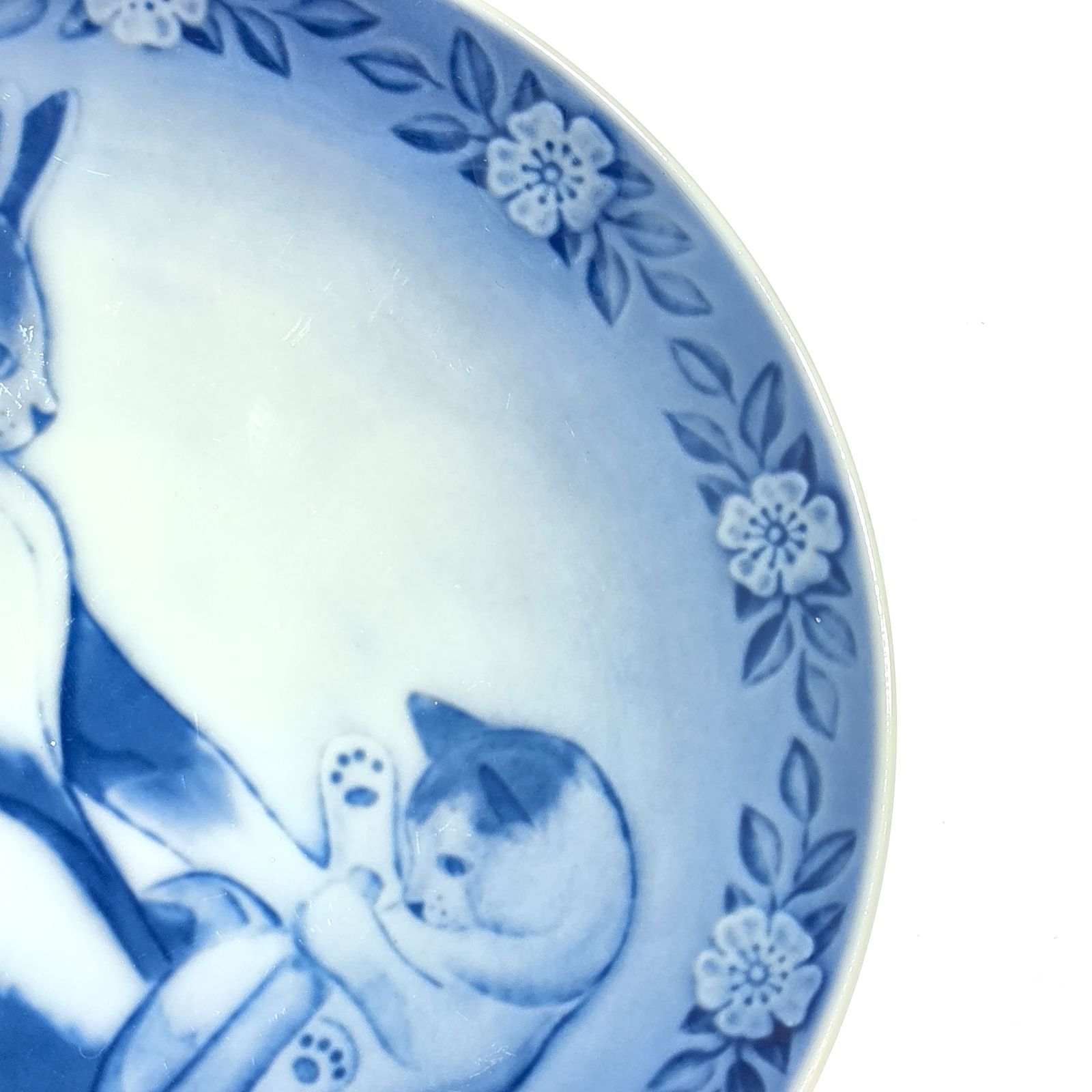 希少 ロイヤルコペンハーゲン イヤープレート 猫 ネコ マザーズデイ