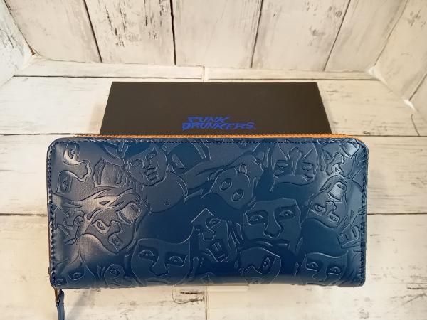 PUNK DRUNKERS パンクドランカーズ 財布 長財布 アイツ総柄 ラウンド