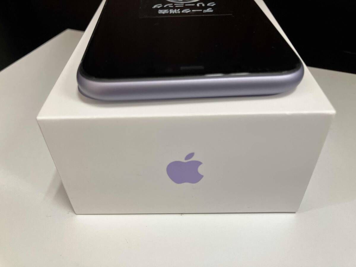 MWLX2J/A iPhone 11 64GB パープル SoftBank - メルカリ