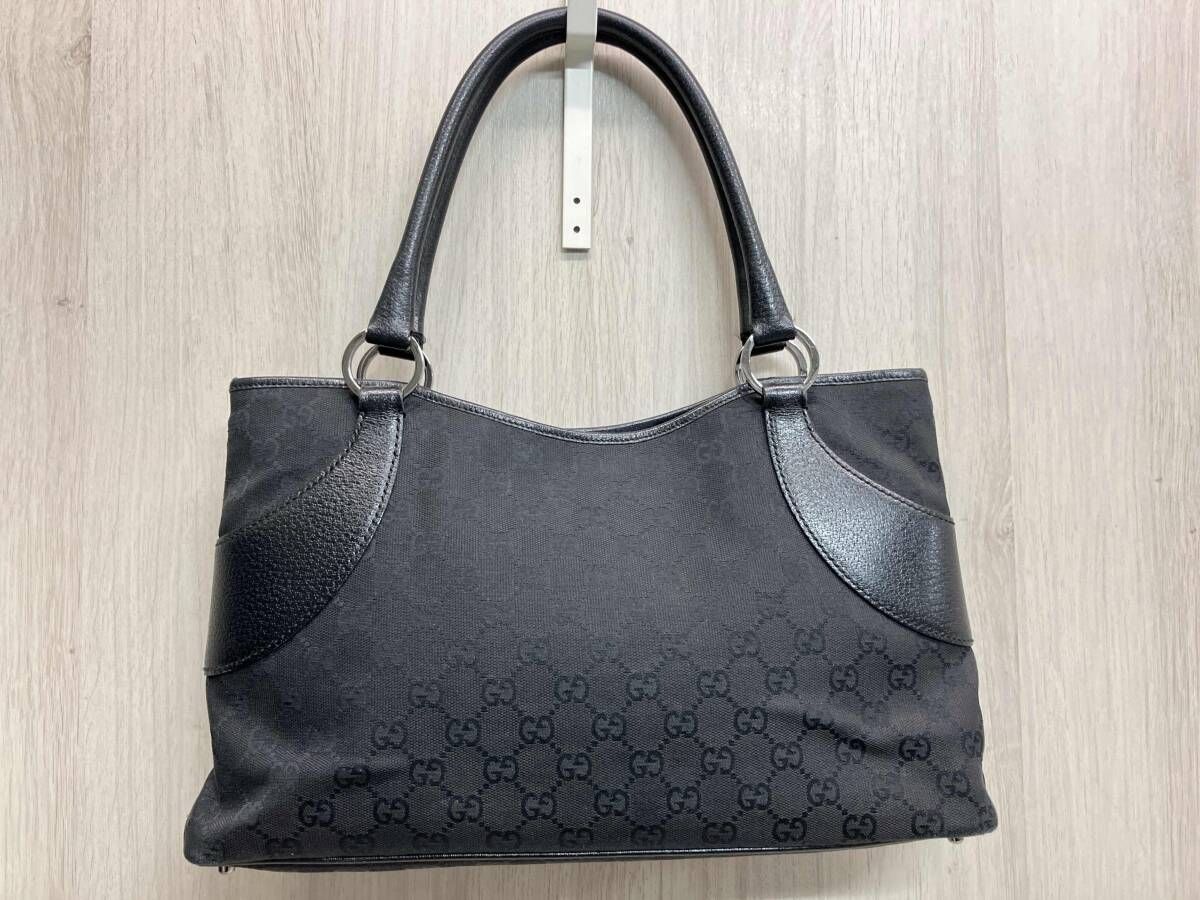 GUCCI GGキャンバス トートバッグ 113015.001013 ブラック