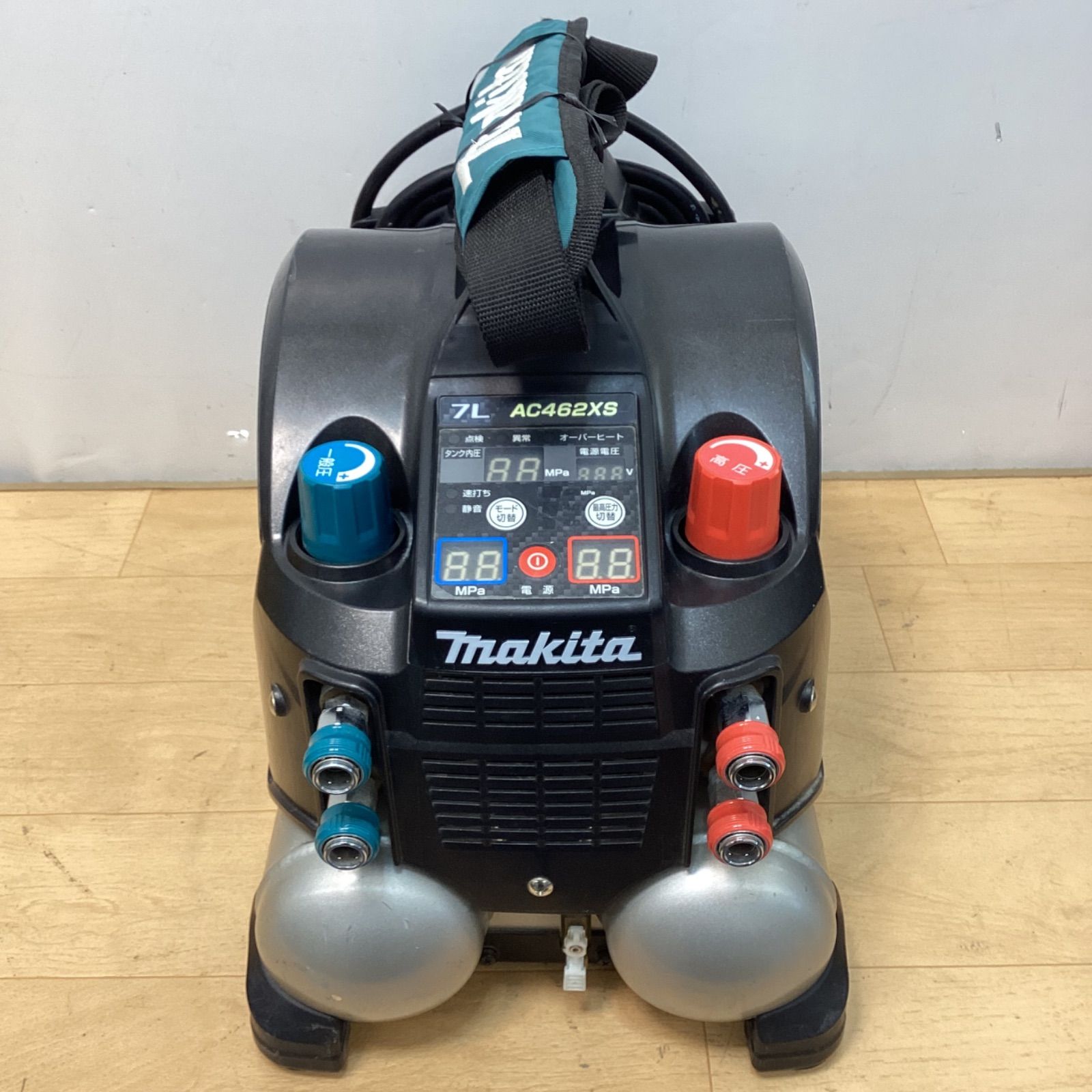 動作良好 マキタ エアコンプレッサー AC462XS 黒 タンク容量7L 静音 ハイパワー 品 元箱あり エア漏れなし 即戦力