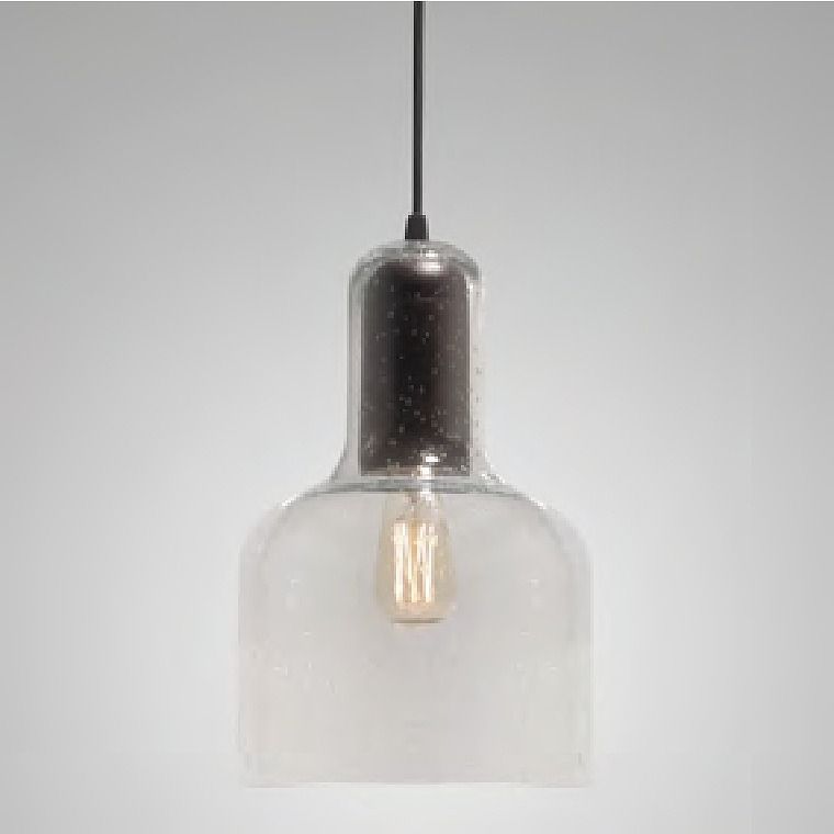 【新作登場，得価】 ELUX エルックス CRISBASS クリスベース LUV ラブ Clear Bubbles/Brown Wood １灯ペンダントライト CB4064 ペンダントライト