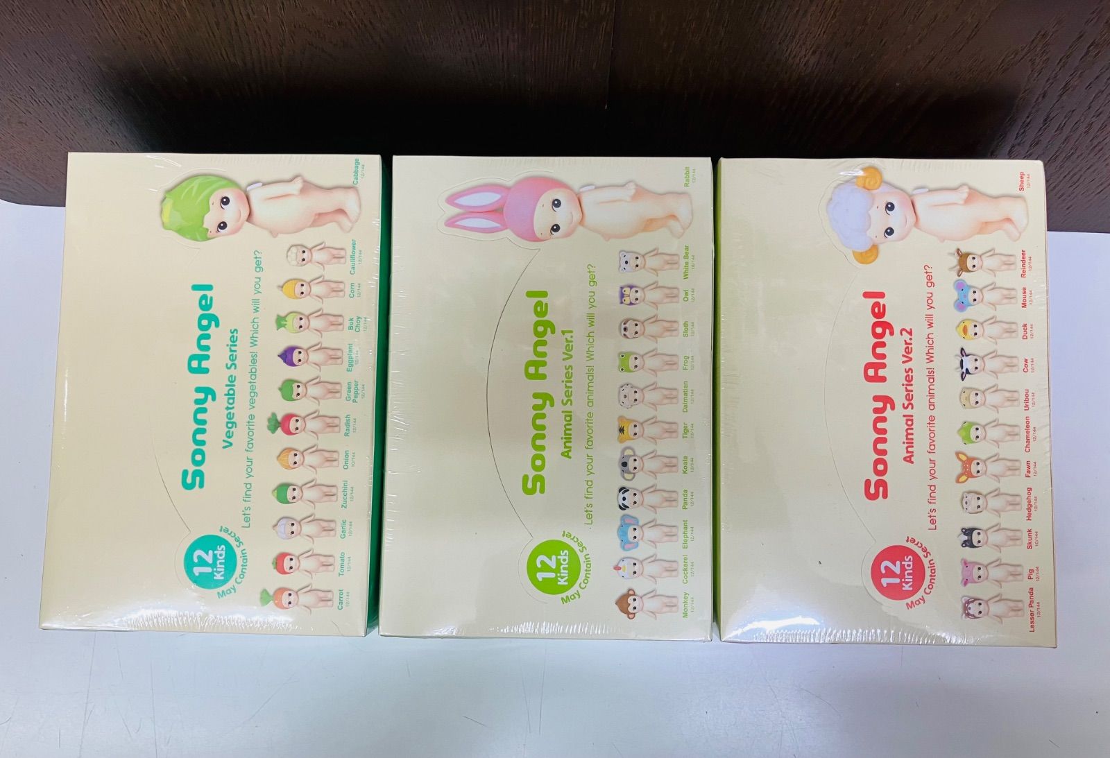 ソニーエンジェル アニマルVer.1 アニマルVer.2 ベジタブル 36個セット 3BOX シュリンク付き