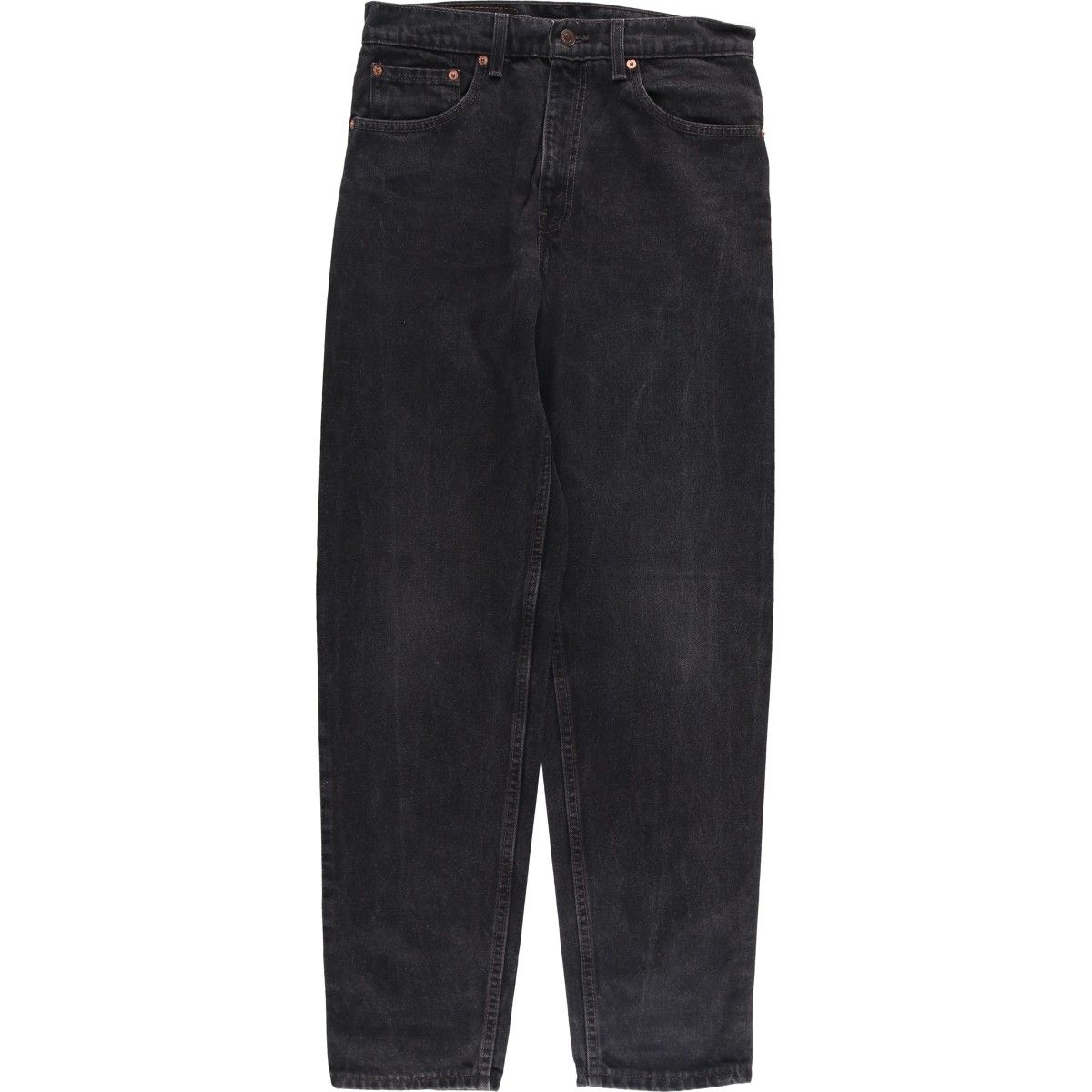 古着 90年代 リーバイス Levi s 00550-0260 RELAXED FIT TAPERED LEG ブラックデニム テーパードデニムパンツ evb030802