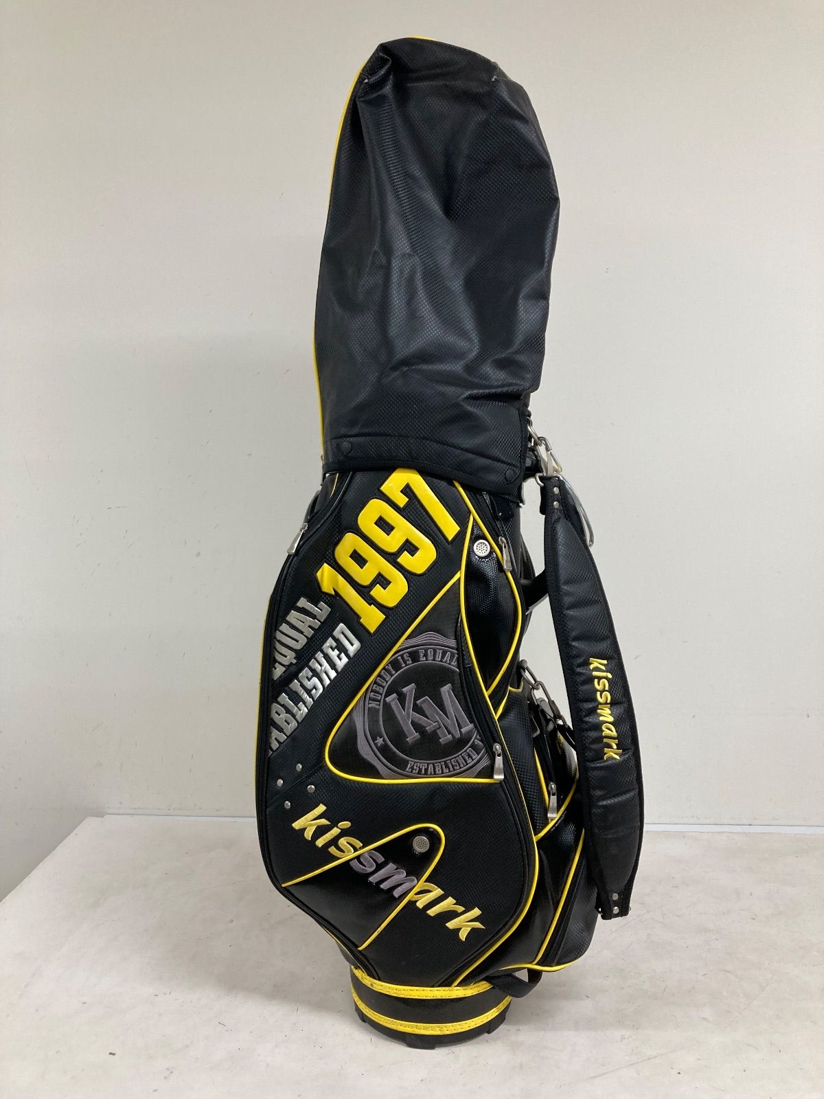 kissmark キスマーク キャディバッグ キャディーバッグ ゴルフバッグ ブラック 71114s