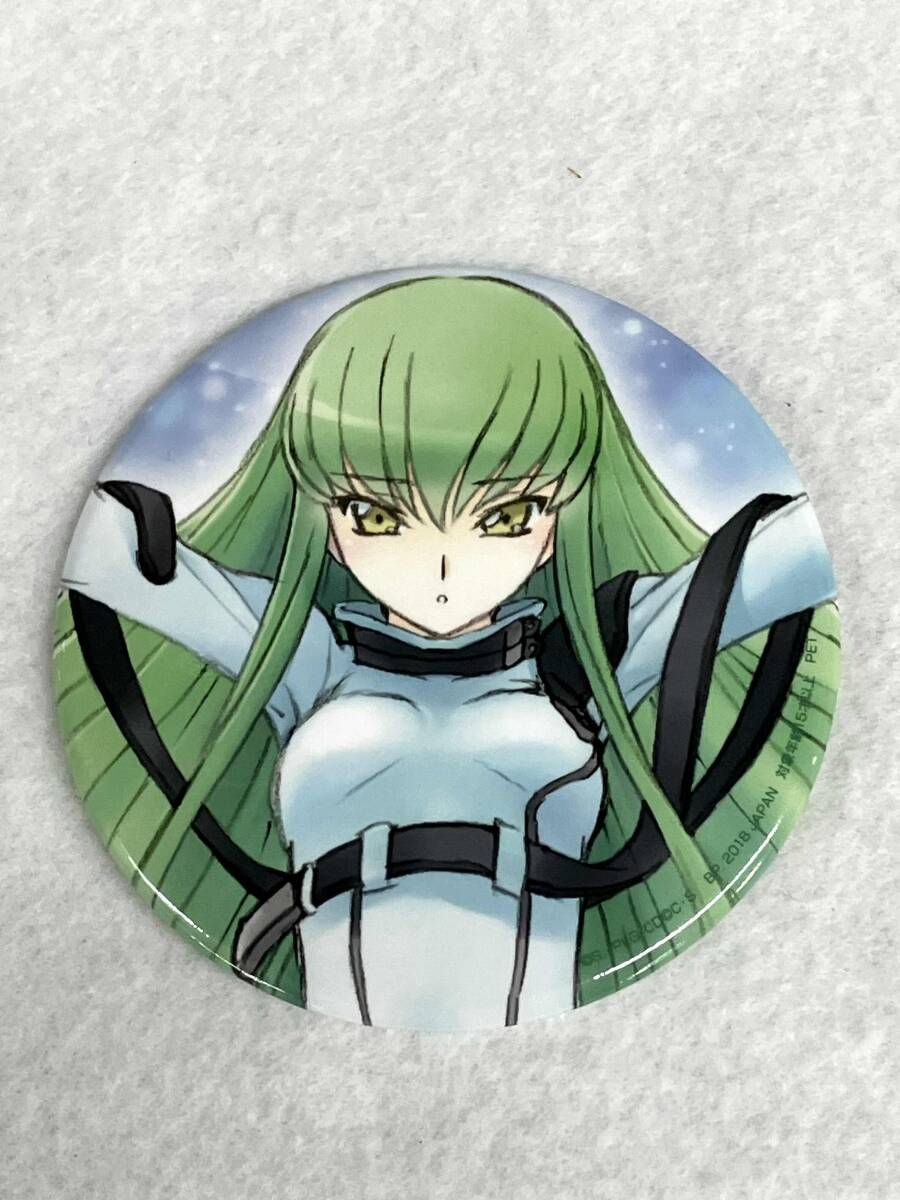 C.C. 缶バッジ ① コードギアス 反逆のルルーシュ Memories of Geass