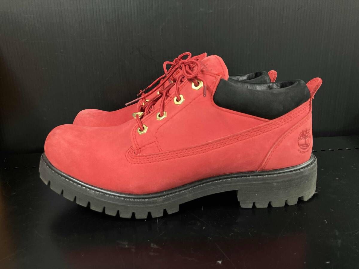 Timberland ティンバーランド CLASSIC OX クラシックOX TB0A6F3SET1 トレッキングブーツ レッド 25.5cm