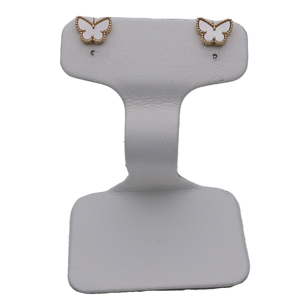 ヴァンクリーフ＆アーペル Van Cleef - Arpels ピアス スウィートアルハンブラ パピヨン レディース ブランド 750 YG マザーオブパール イエローゴールド 両耳用 ジュエリー 磨き済み