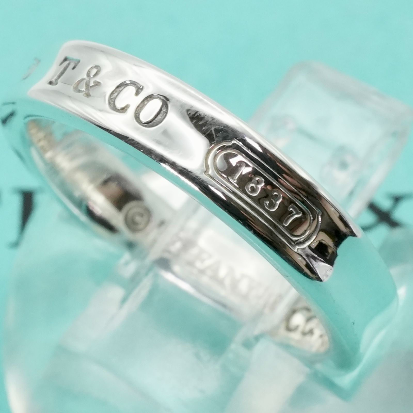 極美品14号 ティファニー 1837 ナロー スリム リング/25-1845S - メルカリ