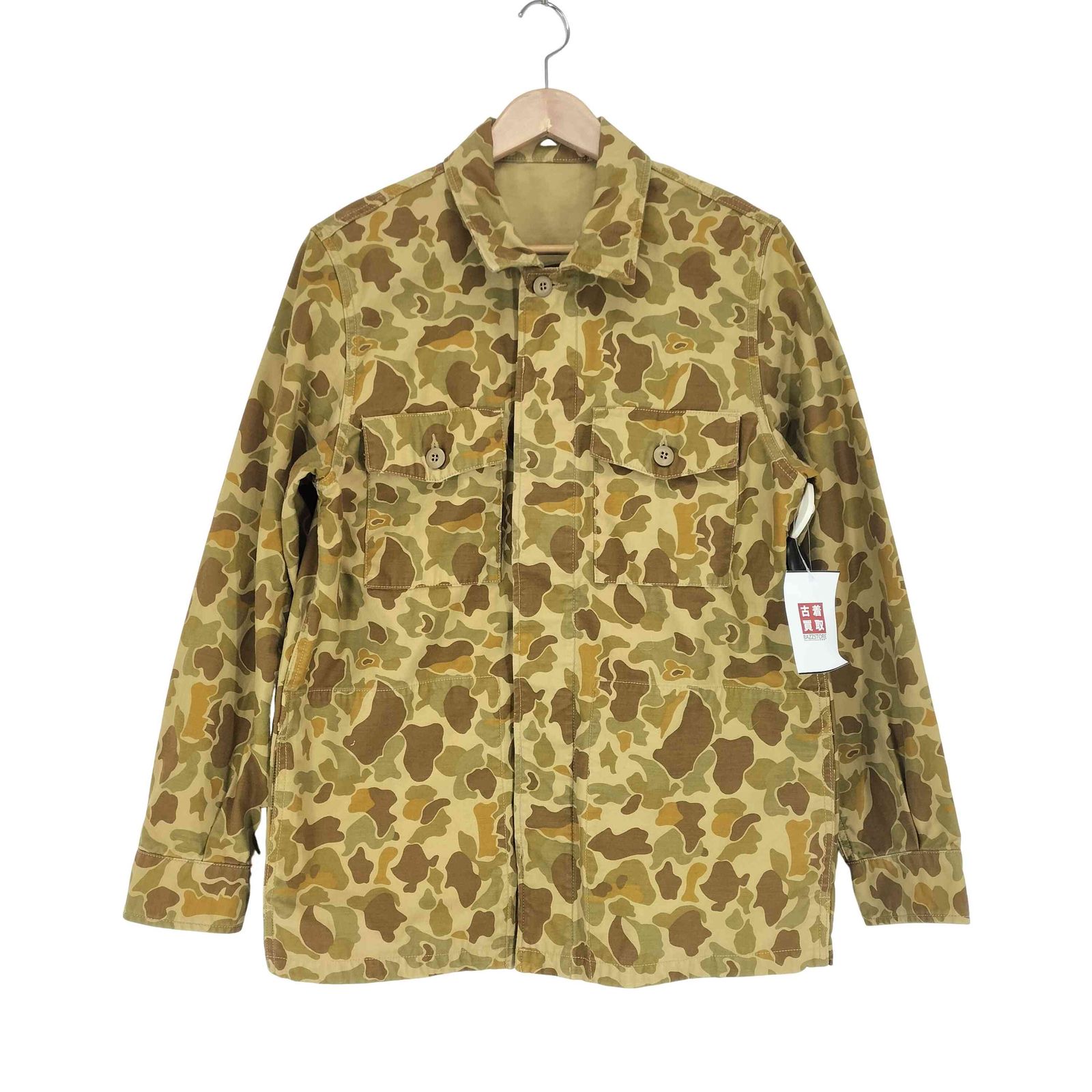 メゾンキツネ MAISON KITSUNE 比翼カモフラ柄ジャケット メンズ M