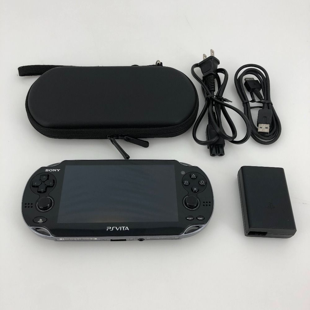 05w15818T PS VITA PlayStation vita 本体のみ ブラック メモリーカード8GB 充電器 ケース 動作 み 品