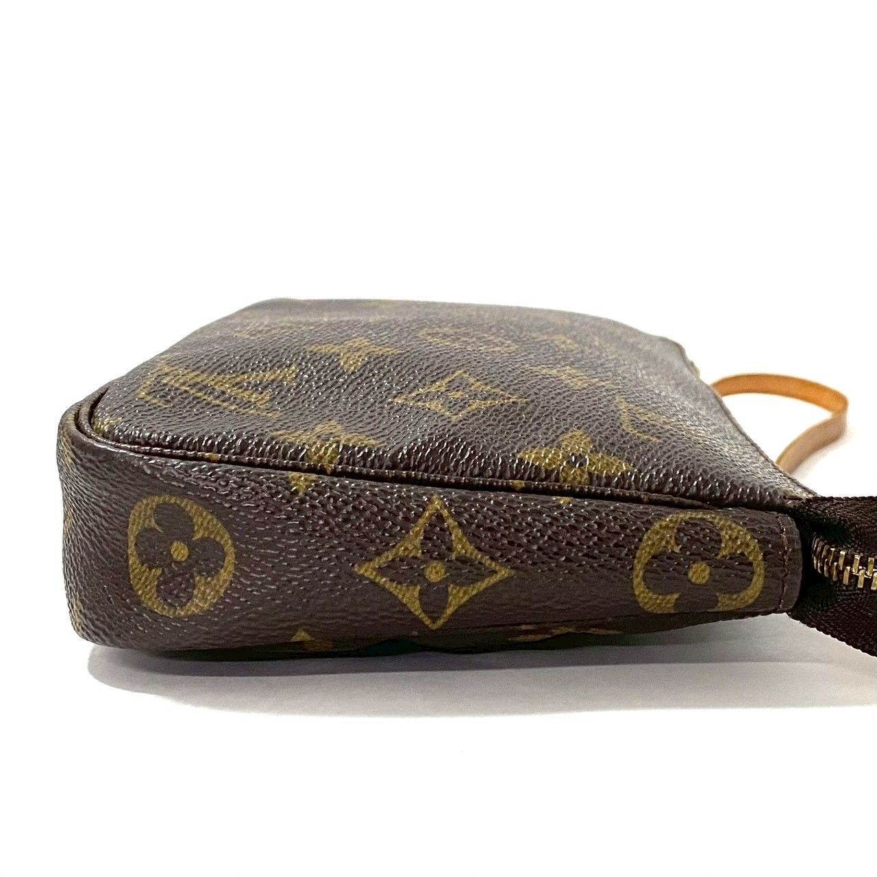 SU LOUIS VUITTON ポシェットアクセソワール モノグラム M51980 ポーチ ハンドバッグ ブラウン 茶 ルイ ヴィトン SU-214