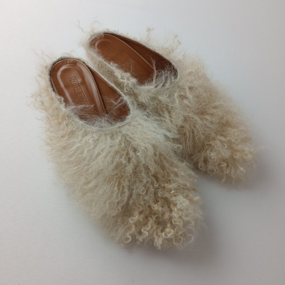 JANE SMITH ジェーンスミス JOURNAL L ESSAGE 別注 カーリーファーミュール 37 アイボリー ライトベージュ系 88 Y 8559 25 F