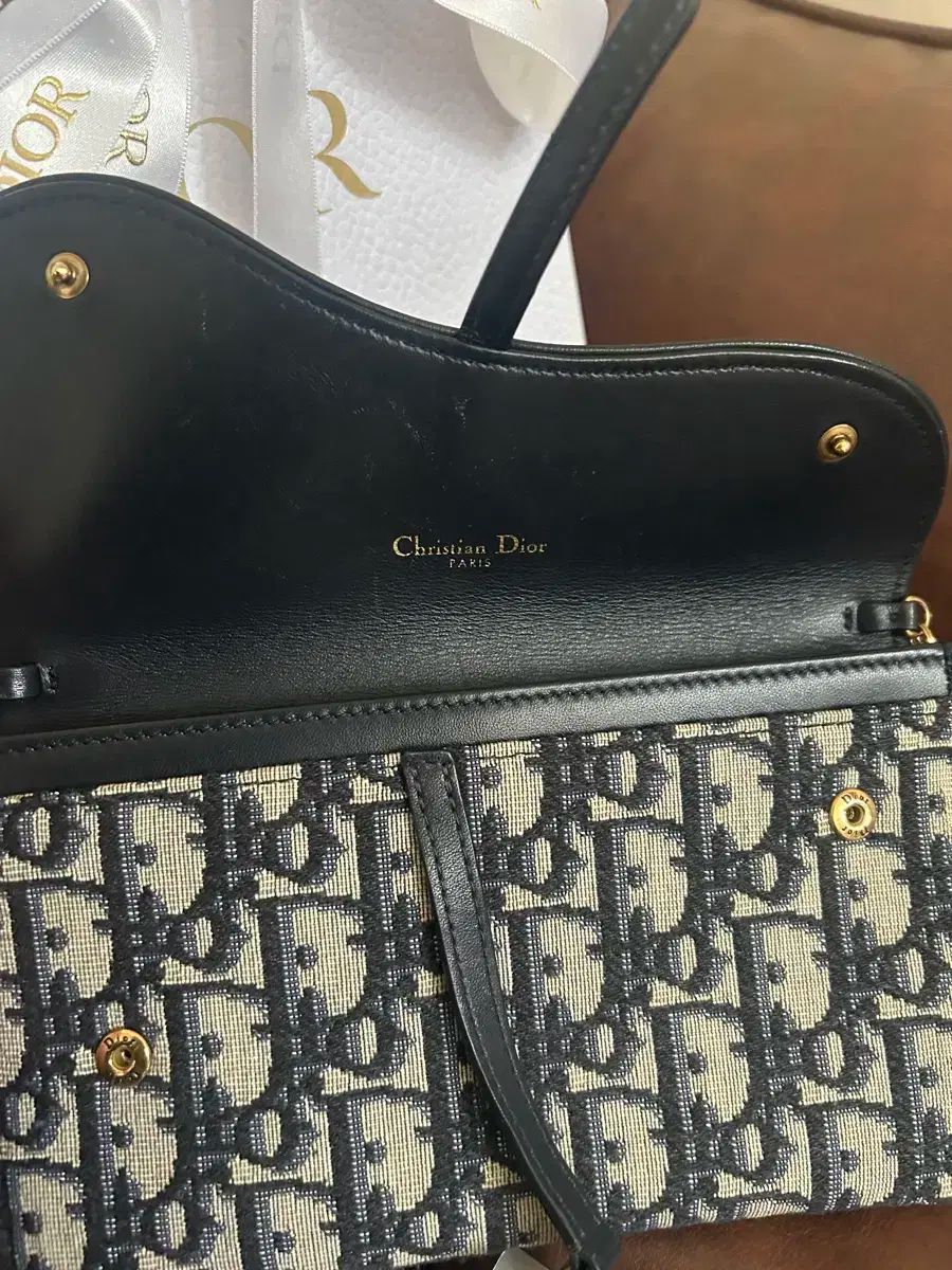  Dior オブリーク サドル チェーン ポーチ 江南新世界 クラッチバッグ バッグ
