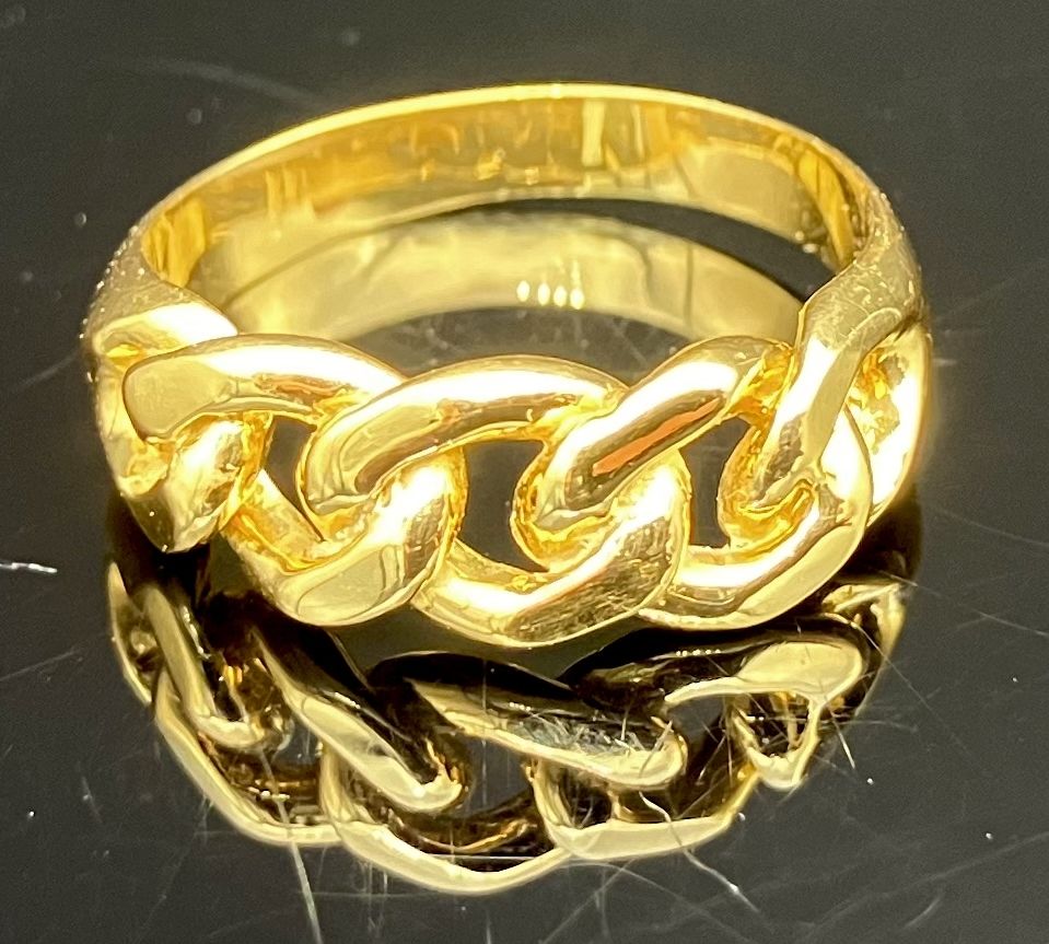 K 18 14 4 6 g リング 指輪 ゴールド イエローゴールド ゴールドリング 貴金属 デザインリング