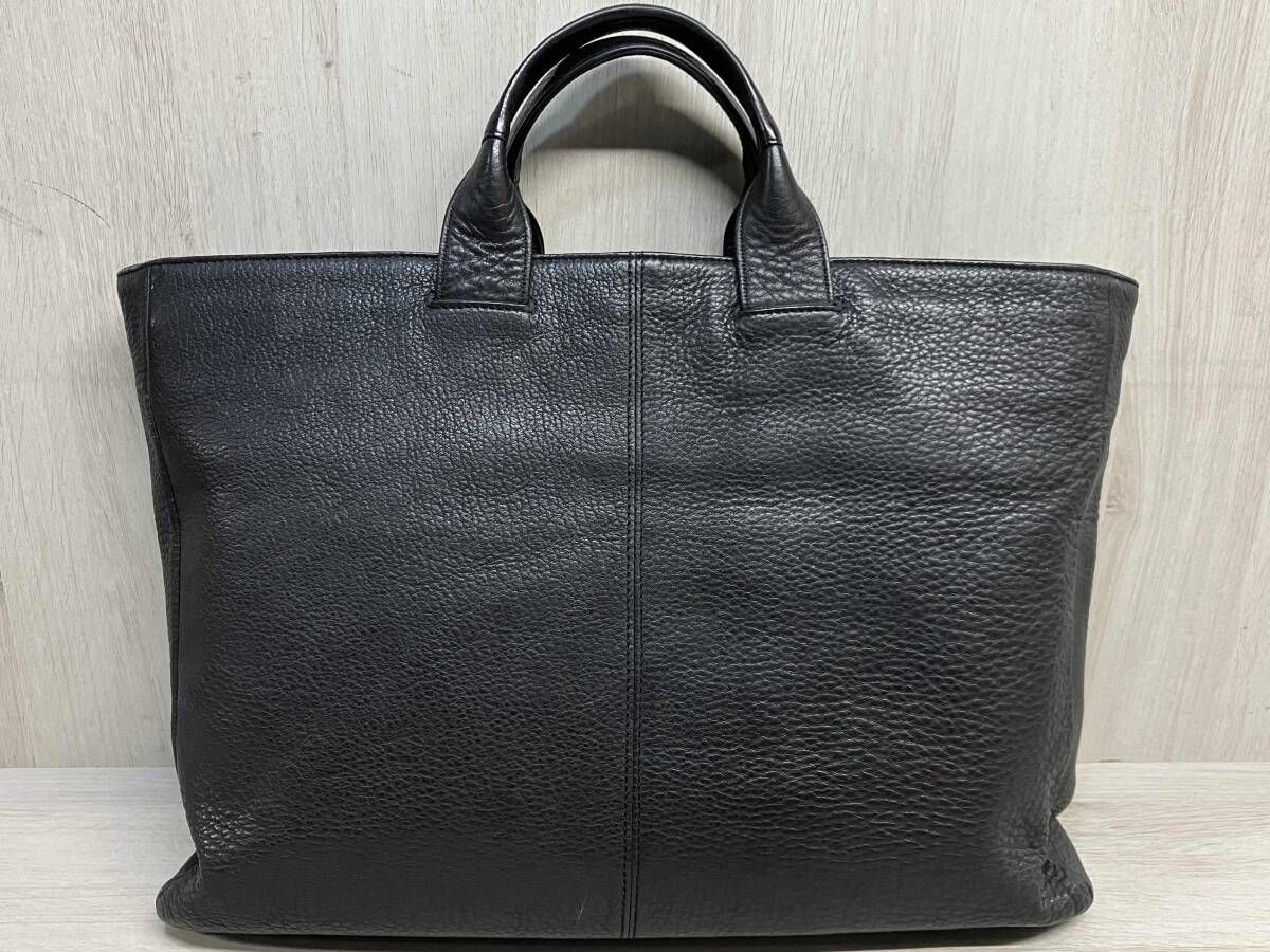 PORTER WITH 本革 レザー ブリーフケース ポーター ウィズ ブラック メンズ 吉田 かばん 鞄 書類 ビジネス 日本籍 シボ革