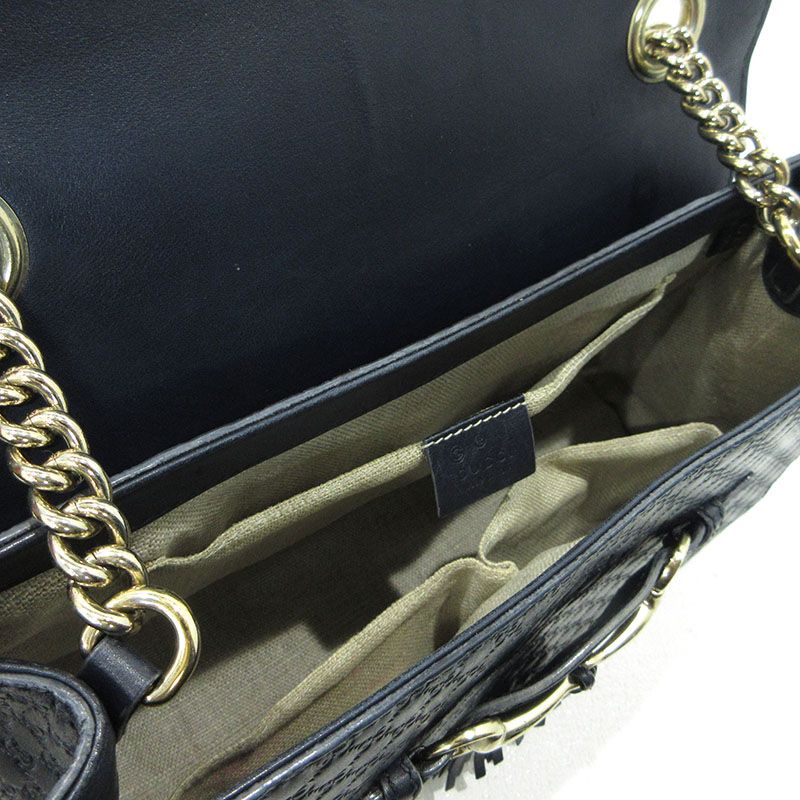 【中古】GUCCI グッチ ショルダーバッグ 449635 チェーンショルダーバッグ エミリー GG シマレザー GG型押しレザー ブルー系 青 SV金具 レディース バッグ A2601057【無料ギフトラッピング承ります】 三重本店】 中古 GUCCI | グッチ チェーンショルダーバッグ エミリー