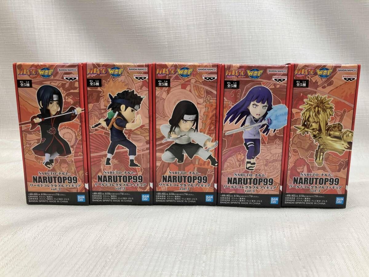 全5種セット]バンプレスト NARUTO-ナルト- NARUTOP99 ワｰルド