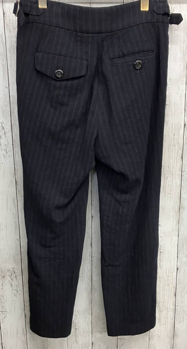 MASU ロングパンツ エムエーエスユー MESS-PT0202 ストライプ ダークネイビー サイズ46