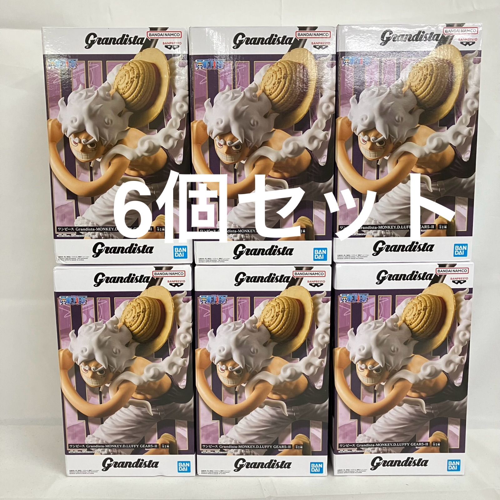 26点 フィギア まとめ売り ワンピース 鬼滅 ジョジョ Grandista等 未開封 ワンピース Grandista ルフィ ギア5 フィギュア 6個セット