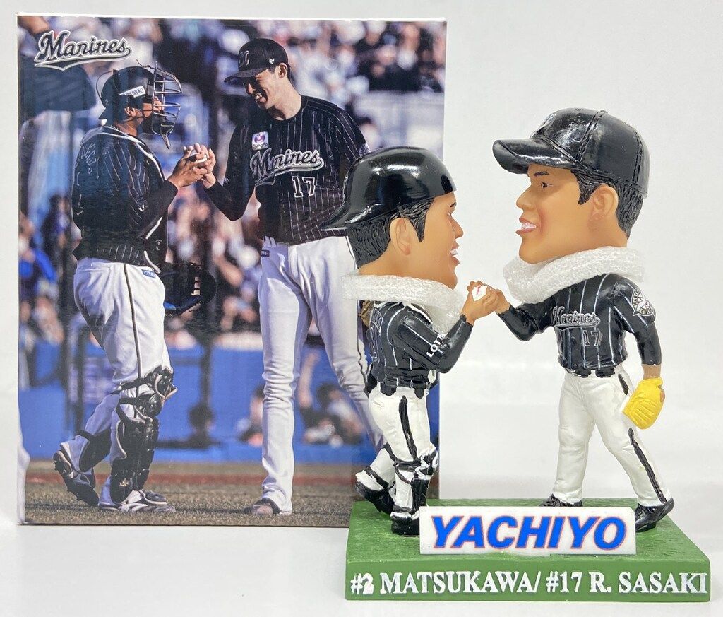 佐々木朗希 松川虎生 ボブルヘッド 千葉ロッテマリーンズ ドジャース