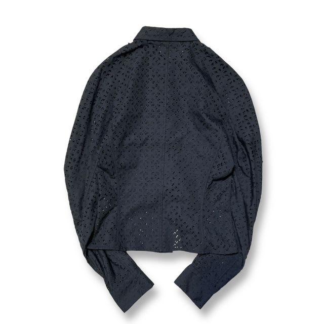 00s archive ALAIA ×CORSO.COmo レースシャツ 長袖シャツ ブラウス サイズ42 ブラック 11CET42C56 コムデギャルソン アライア