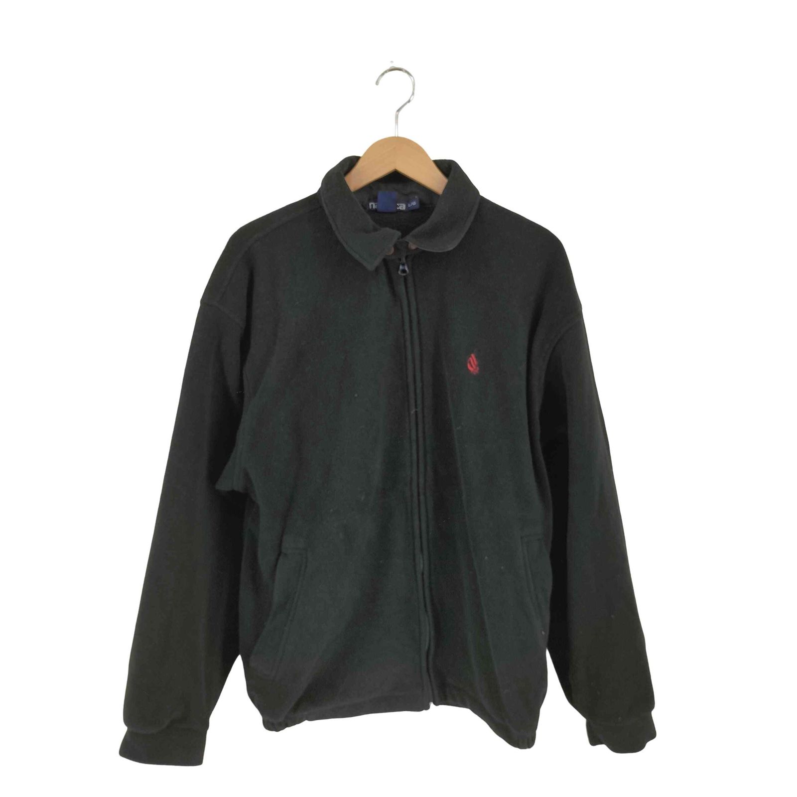ノーティカ NAUTICA 刺繍入り 襟付き フリース ジャケット メンズ import L
