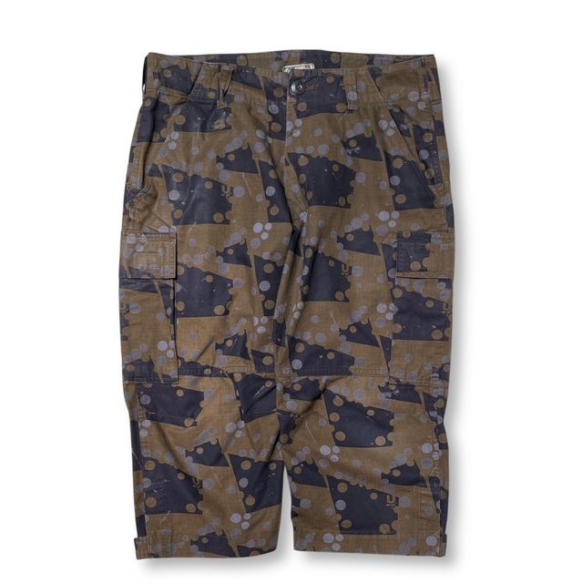 UNDER COVER × WTAPS CAMOUFLAGE SHORTS 綿パン カモフラージュパンツ サイズM カーキ系 アンダーカバー ダブルタップス