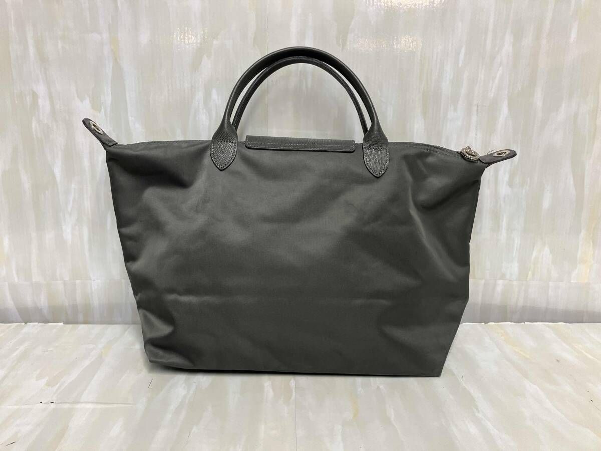 LONGCHAMP ロンシャン プリアージュ グレー 2way ショルダーバッグ トートバッグ