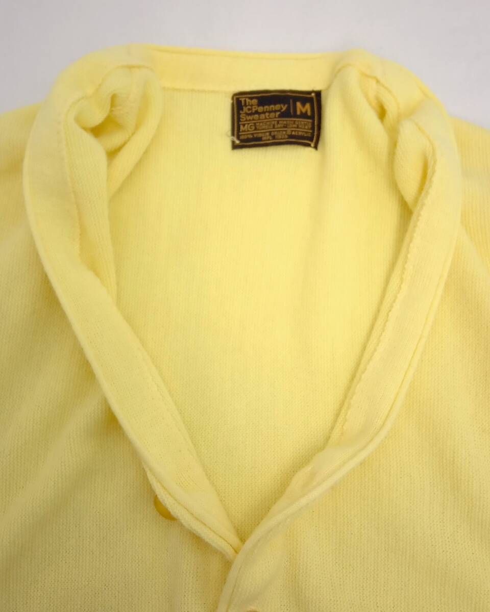 70s] The JCPenney ジェイシーペニー アクリル カーディガン M