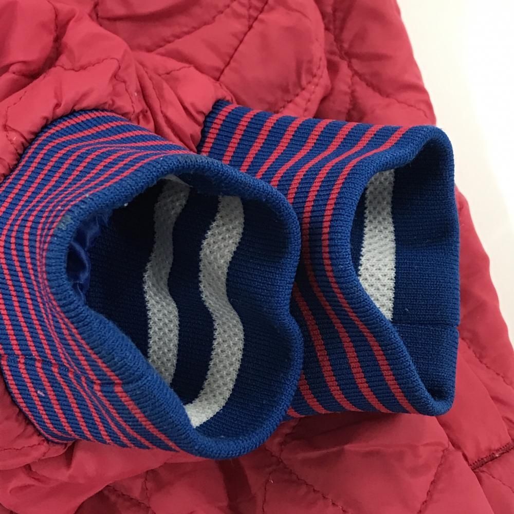  パーリーゲイツ 4 WAY中綿リバーシブルジャケット ブルー×白 裏ピンク袖着脱可 PERTEX レディース 0 S ゴルフウェア PEARLY GATES ジャケット レディースウェア